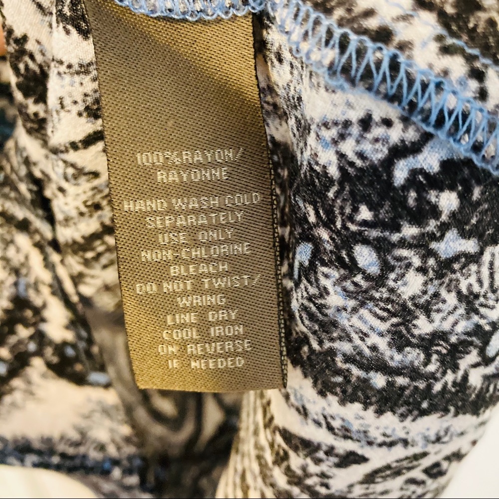 3.1 Phillip Lim Blue & White Paisley Dress - Picture 7 of 7